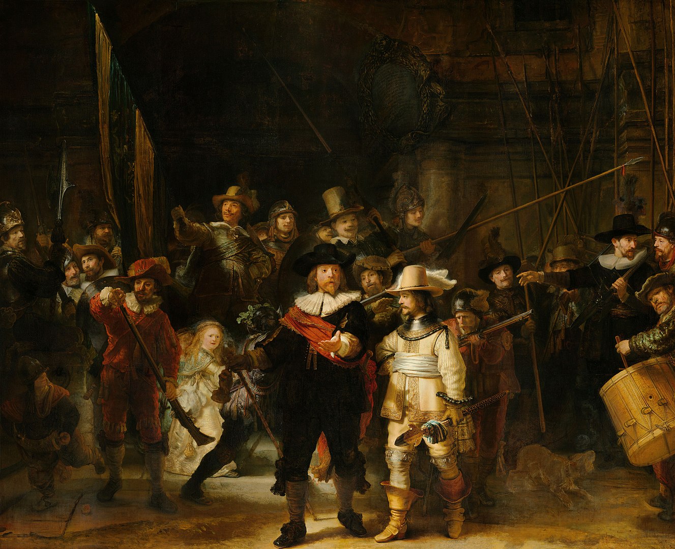 Straż nocna – Rembrandt van Rijn, 1642