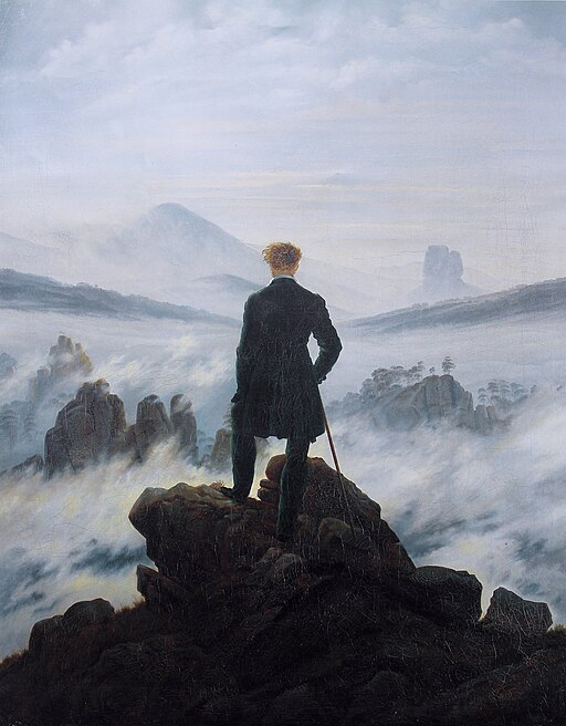 Wędrowiec nad morzem mgły – Caspar David Friedrich, ok. 1817–1818