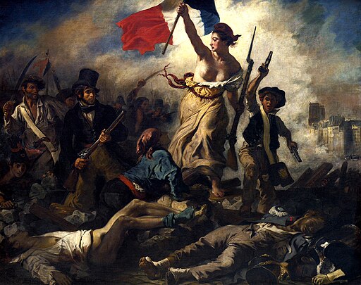Wolność wiodąca lud na barykady – Eugène Delacroix, 1830