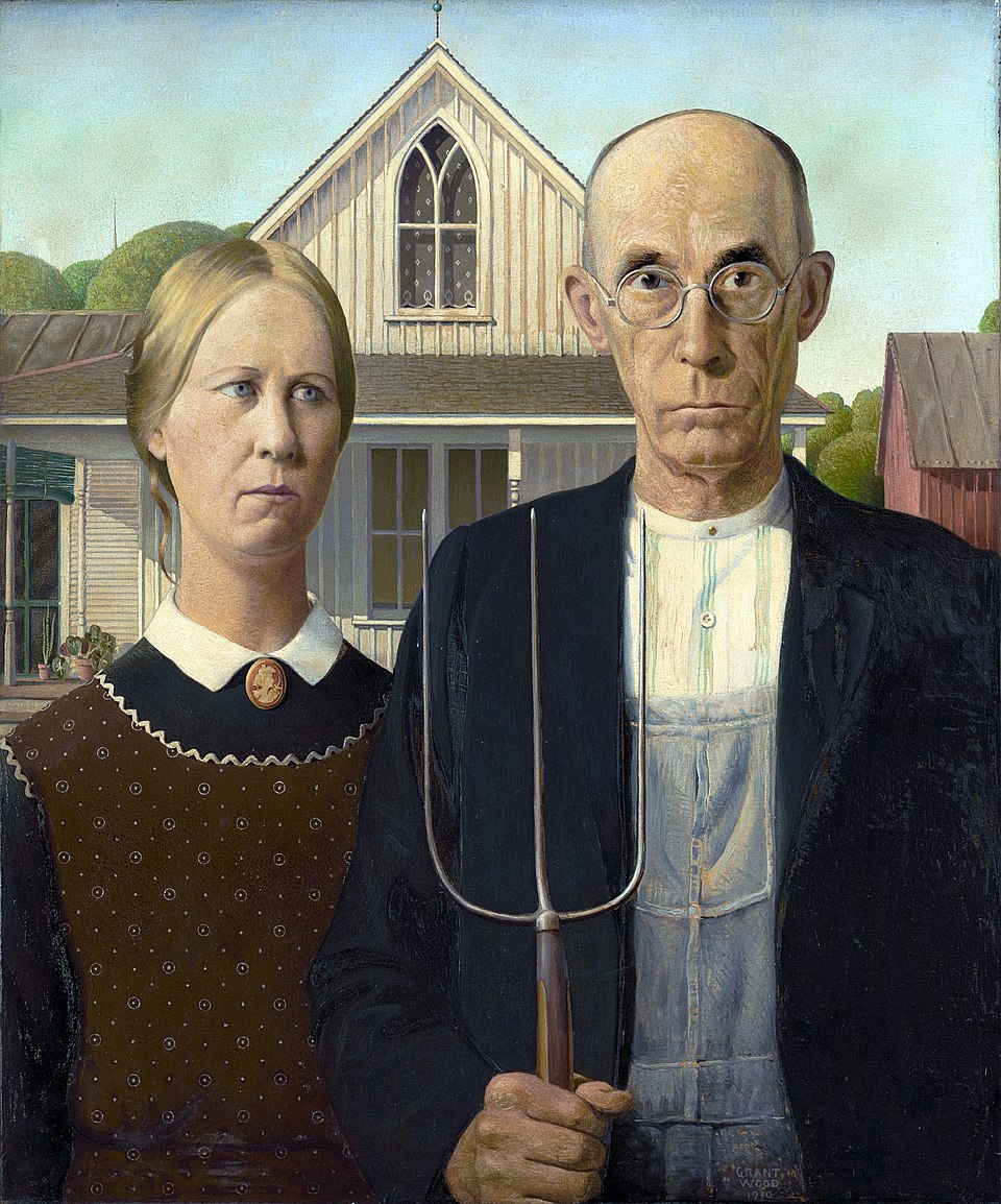 American Gothic – Grant Wood, 1930