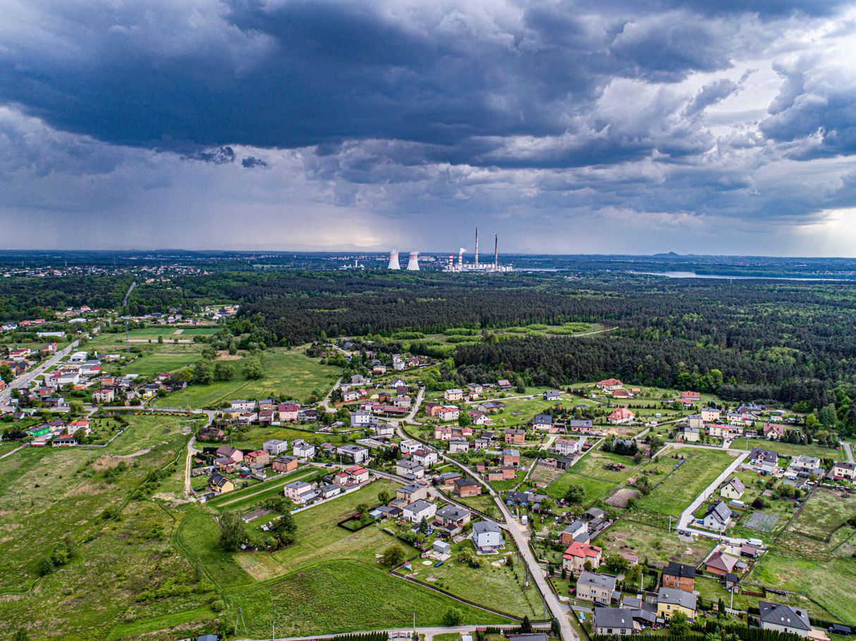 Obraz na płótnie Panorama Rybnik Ochojec | fotoobraz w salonie