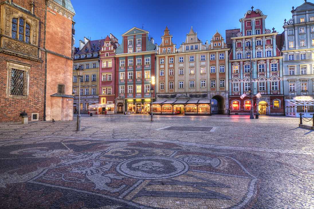 Obraz na płótnie Wrocław stare miasto w sypialni