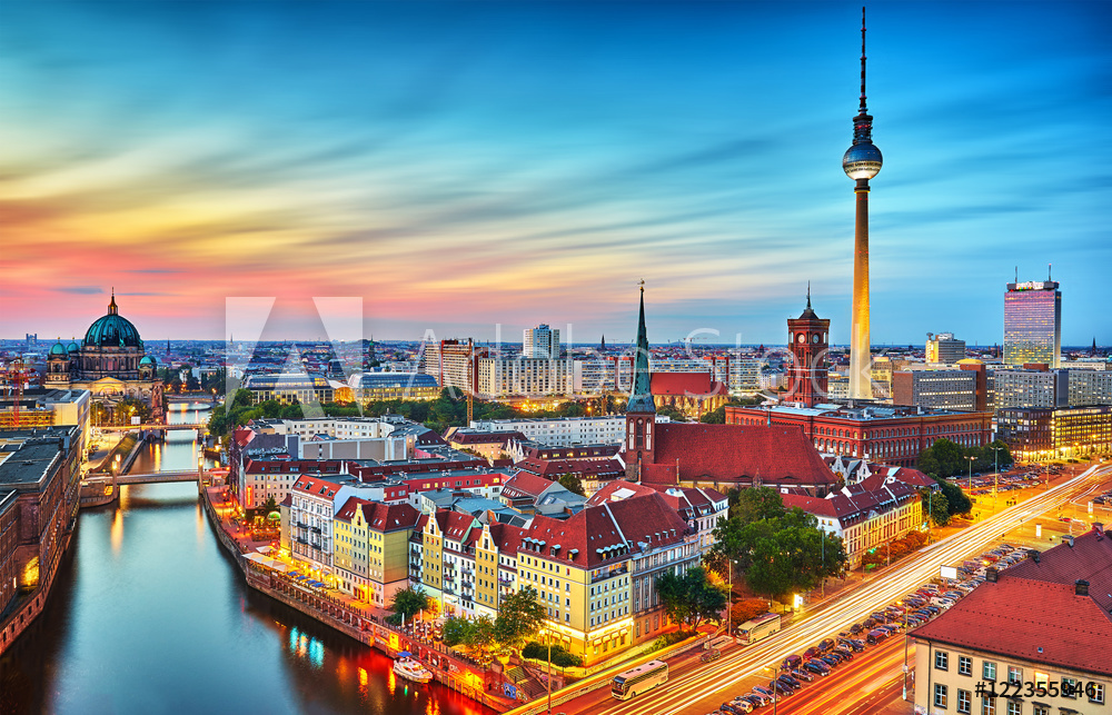 Obraz na płótnie Berlin Skyline | obraz na płótnie w salonie