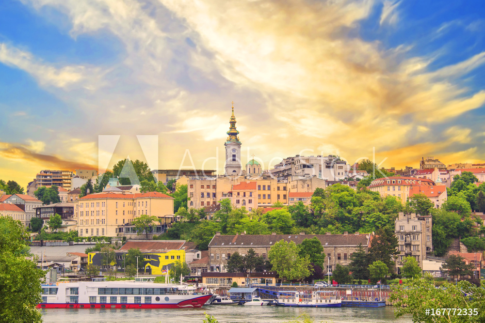 Belgrad panorama | obraz na płótnie