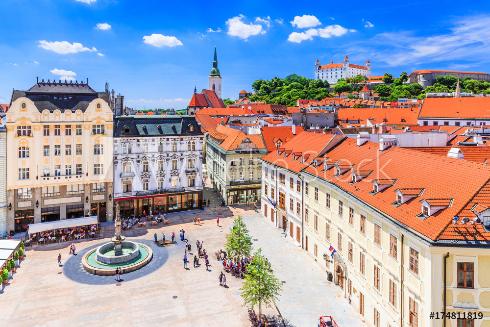 Bratysława rynek | Obraz na płótnie