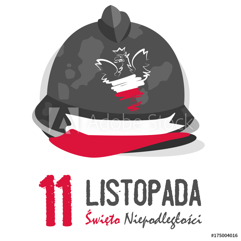 11 listopada grafika patriotyczna | Obraz na płótnie | Realizacja od 48h