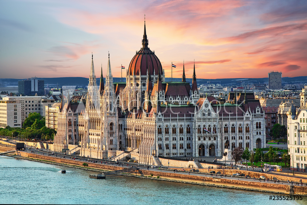 Obraz na płótnie Parlament w Budapeszcie | Obraz na płótnie w salonie