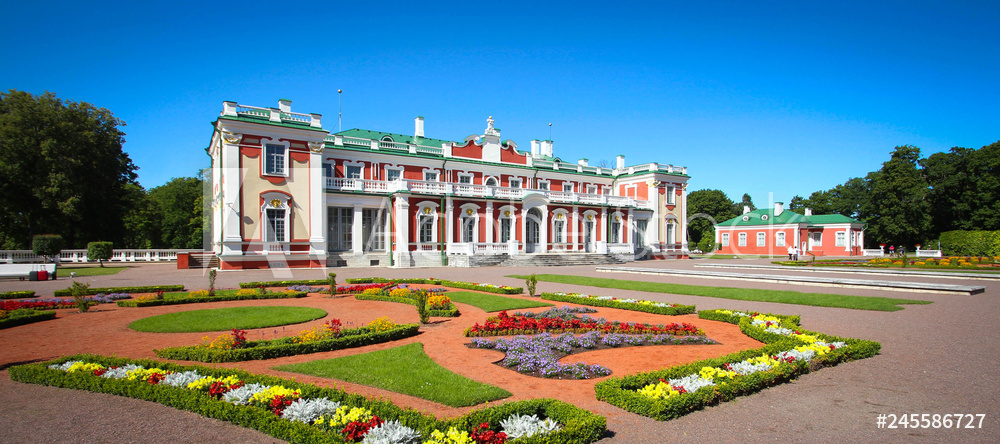 Obraz na płótnie Château de Kadriorg - Tallinn / Estonie w salonie