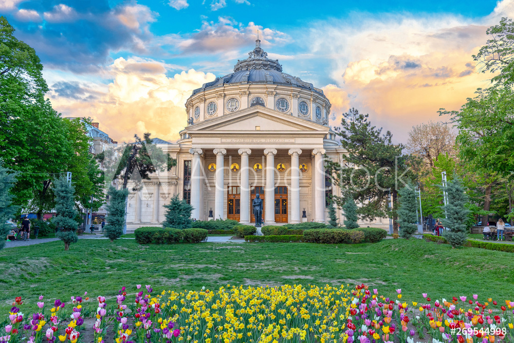 Obraz na płótnie Rumuńskie Ateneum | Obraz na płótnie w salonie