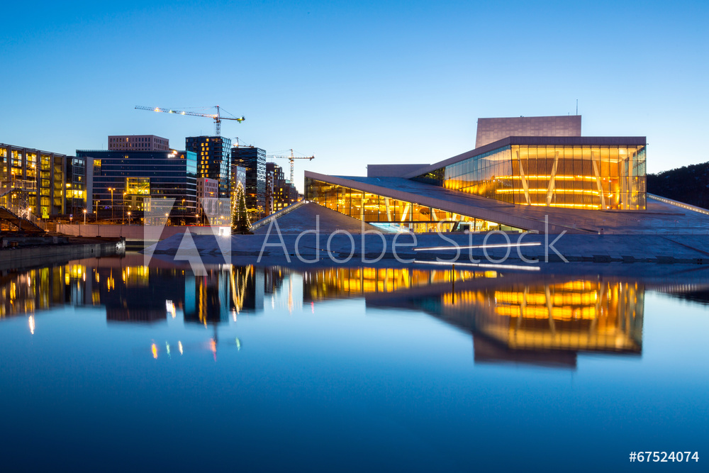 Opera w Oslo Norwegia | fotoobraz