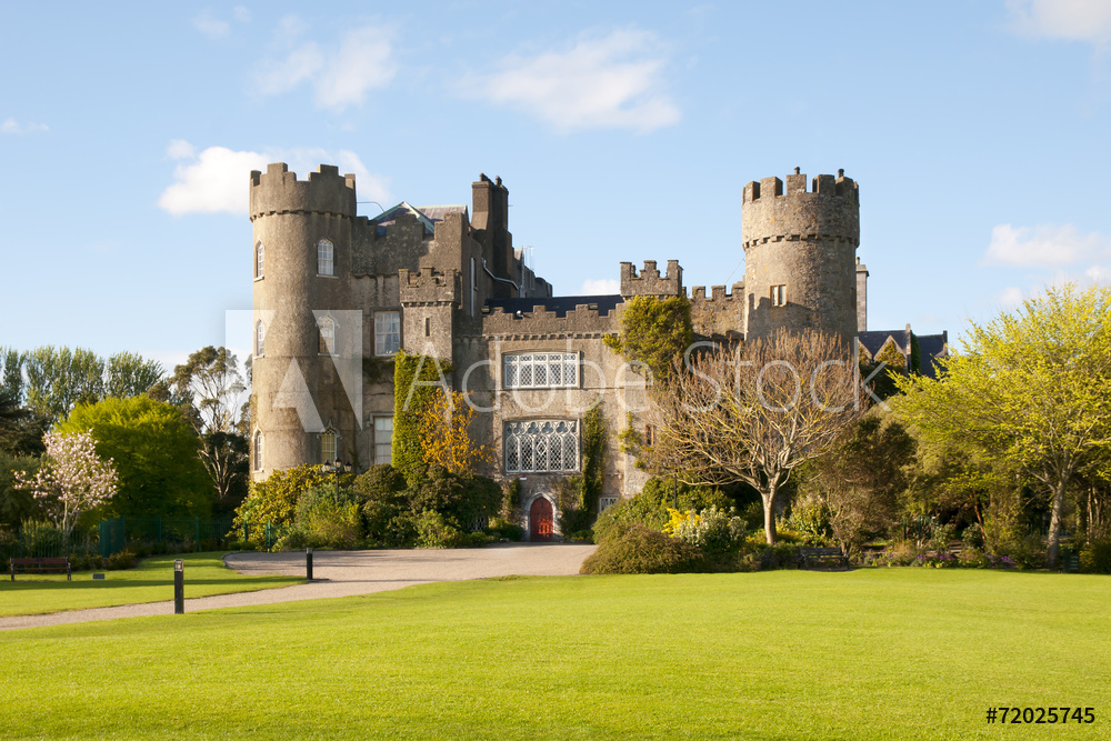 Zamek Malahide Dublin Irlandia | Obraz na płótnie