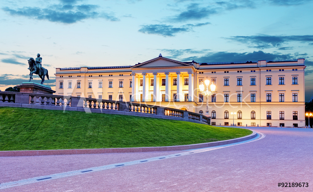 Pałac Królewski w Oslo fotoobraz