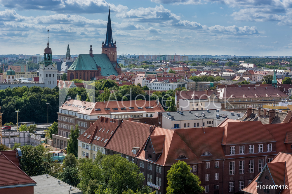 Miasto Szczecin panorama