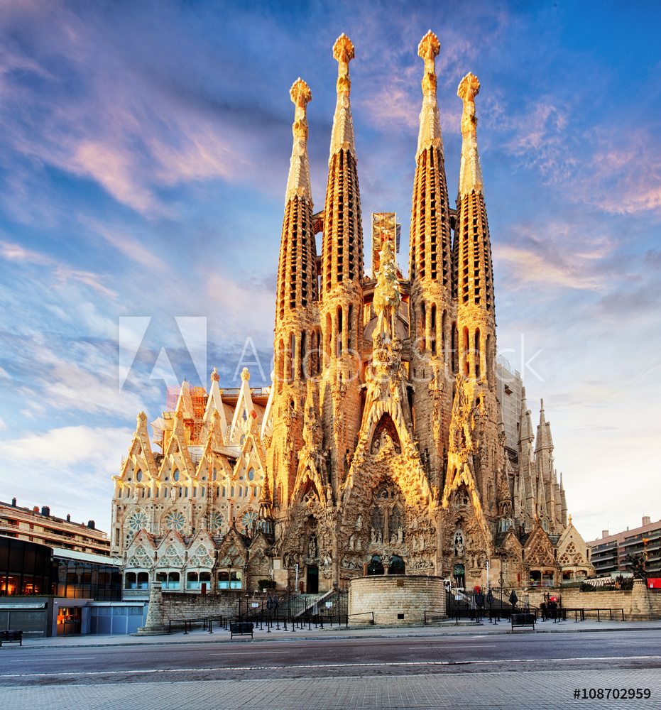 Bazylika Sagrada Familia | Obraz na płótnie