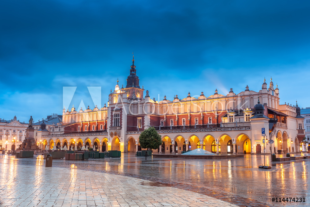 Obraz na płótnie Krakowski Rynek w salonie