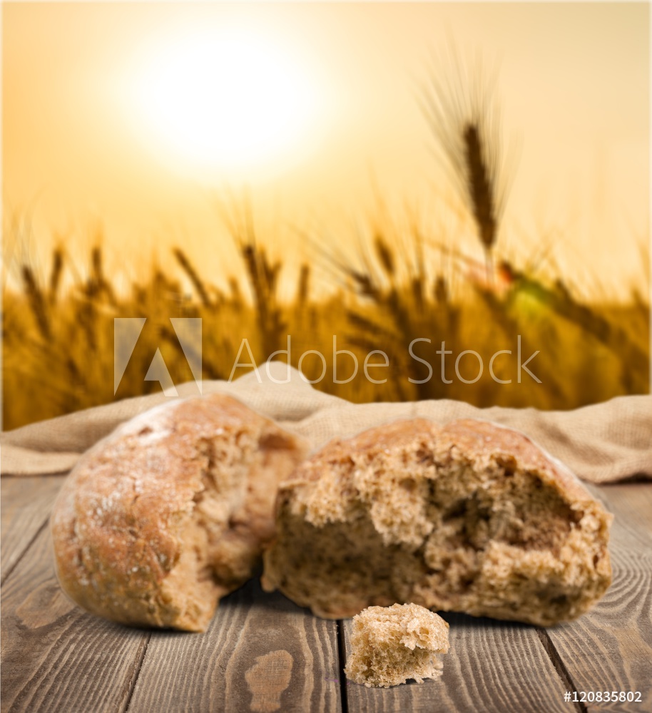Obraz na płótnie Chleb - ciało Chrystusa w salonie