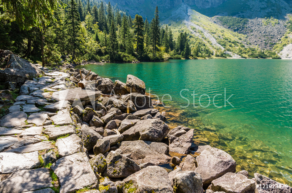 Obraz na płótnie Morskie Oko w salonie