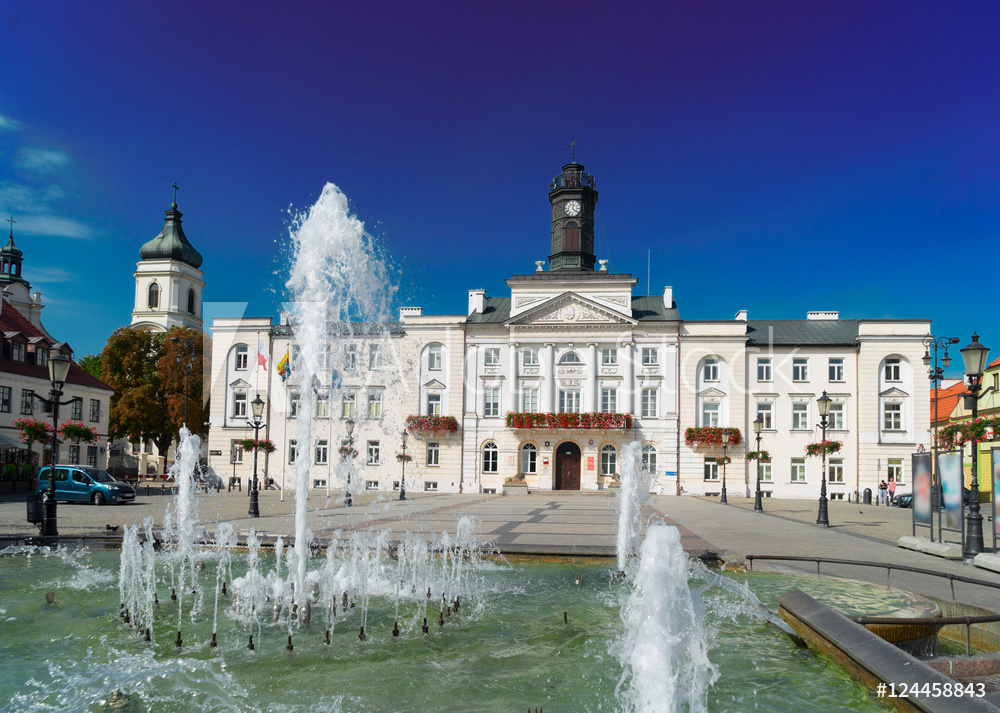 Obraz na płótnie Ratusz w Płocku | fotoobraz w salonie