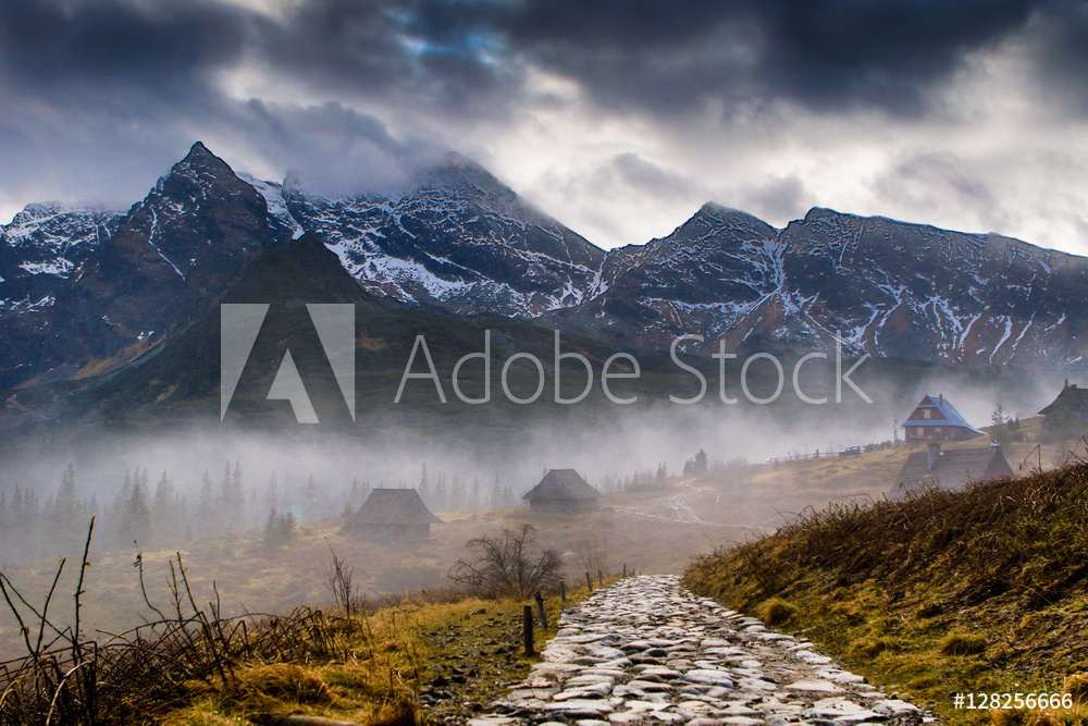 Obraz na płótnie Tatry Hala Gąsienicowa panorama | fotoobraz w salonie