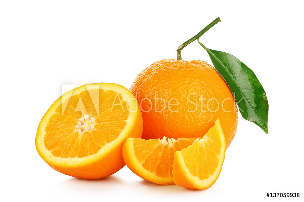 Obraz na płótnie Pomarańcze w sypialni