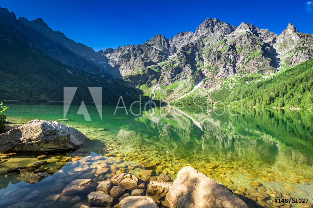 Obraz na płótnie Morskie Oko | fotoobraz w salonie