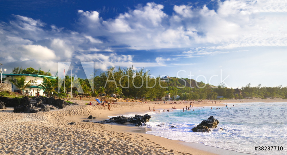Obraz na płótnie Plaża w Réunion | fotoobraz w salonie