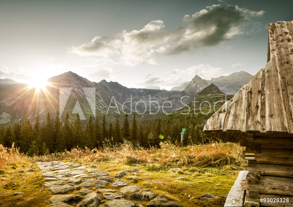 Obraz na płótnie Hala Gąsienicowa - Tatry, Zakopane, Polska w salonie