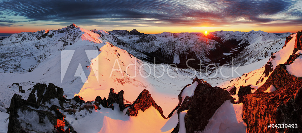 Winter mountain in Poland, Kasprowy