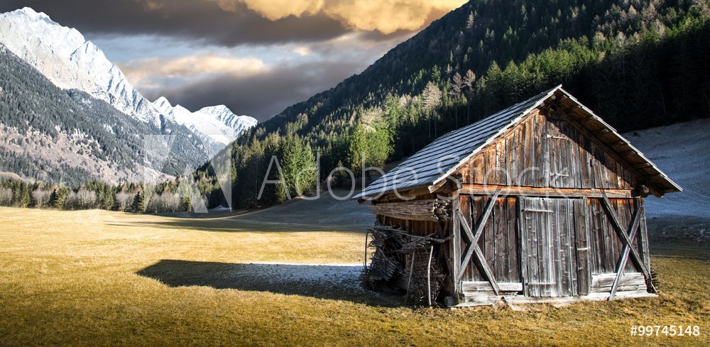 Chata w Alpach